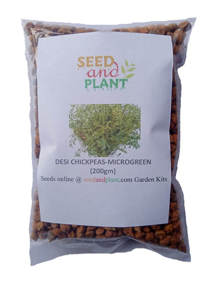 Desi Chickpeas or Chana-Microgreen -Open Pollination Seeds